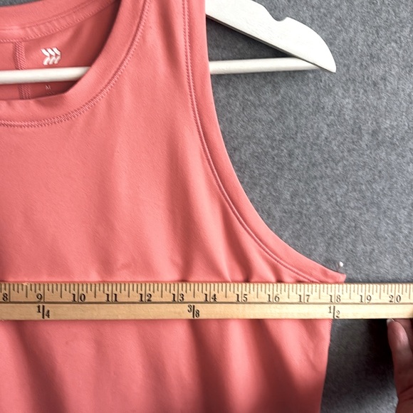 NEW All In Motion Athletic Activewear Workout Racerback Tank Top Medium Coral - Picture 4 of 5
